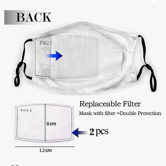 ⛳️NWT 2 GOLF MASKS WITH CARBON FILTERS - Picture 3 of 6